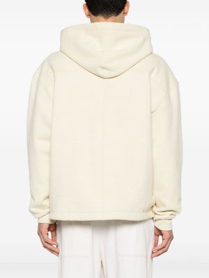 JIL SANDER Cotton Blend Drawstring Hoodie for Men