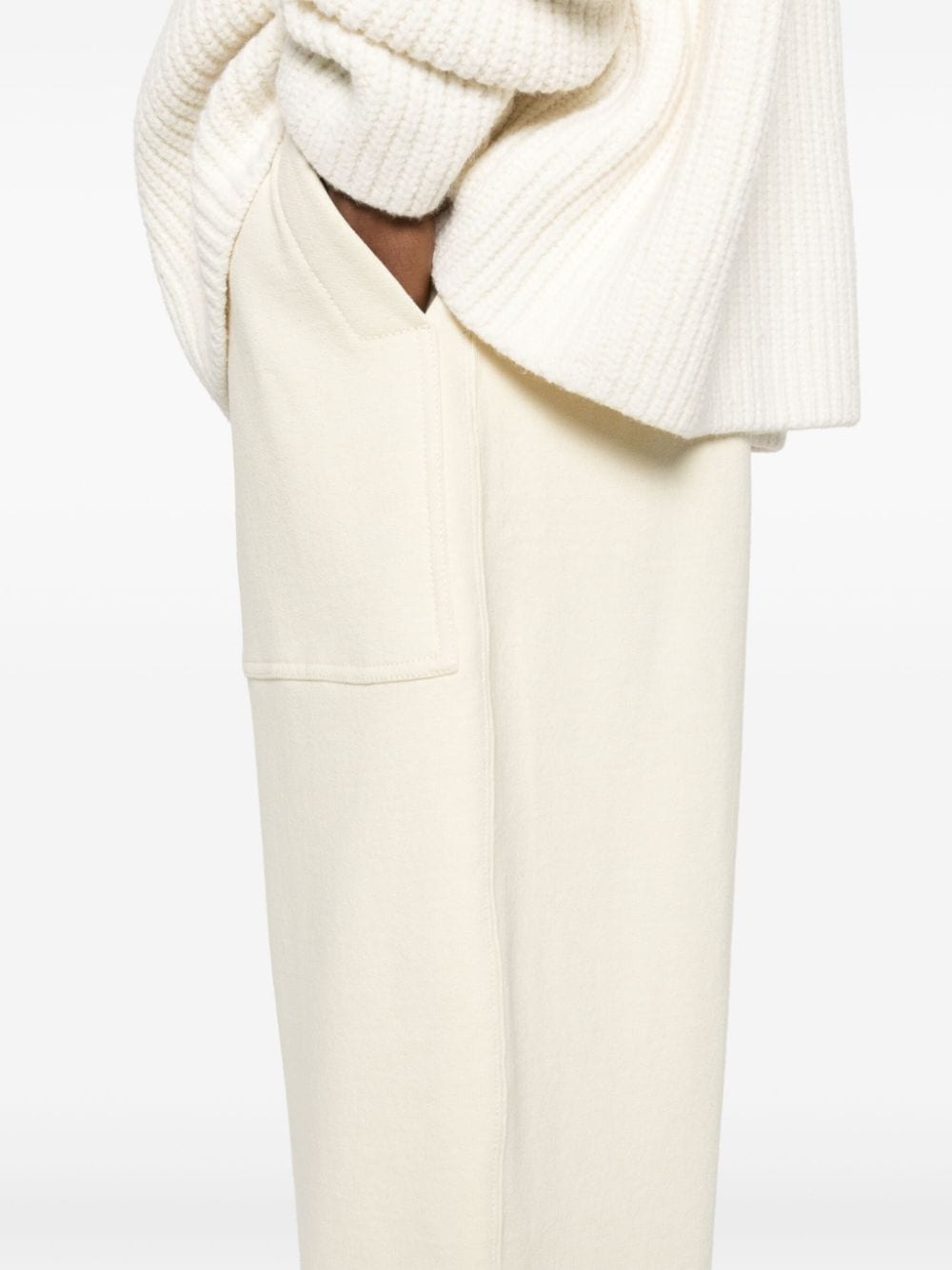 JIL SANDER Wide-Leg Cotton Trousers - Men's Fashion Essentials for FW24