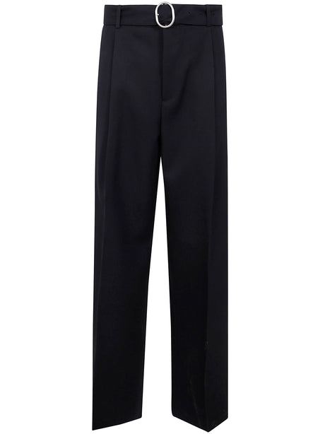 JIL SANDER Men's Wool Trousers - SS25 Collection