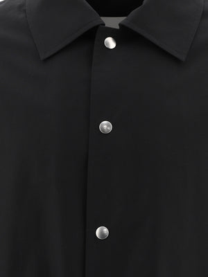 JIL SANDER Casual Cotton Overshirt with Signature Print