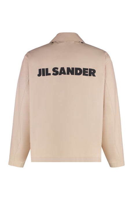 JIL SANDER Button-Front Cotton Jacket for Men