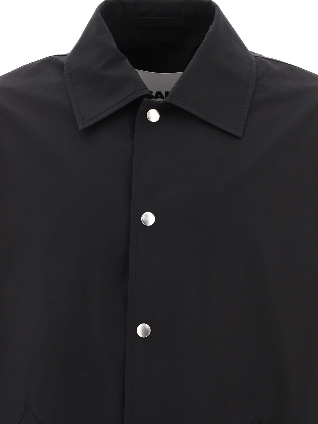 Áo khoác đen in logo nam thời trang