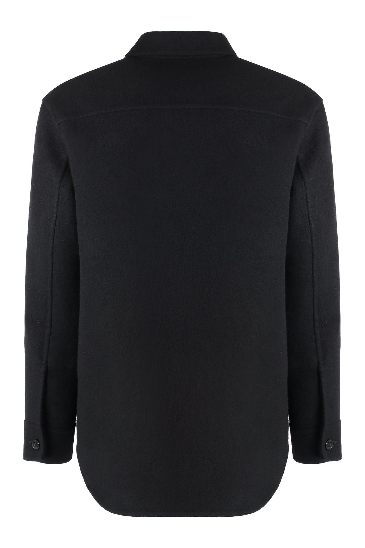 JIL SANDER Elegant Virgin Wool Overshirt