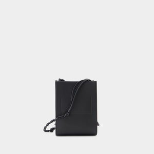 JIL SANDER Luxurious Black Crossbody Bag - SS24 Collection