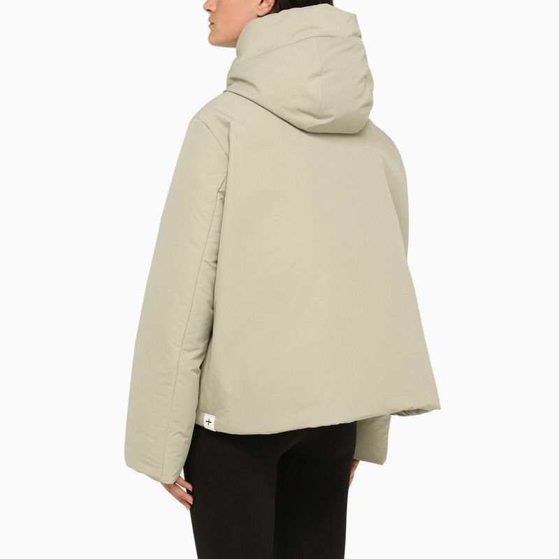 JIL SANDER Storm-Coloured Nylon Down Jacket for Women