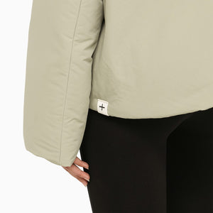 JIL SANDER Storm-Coloured Nylon Down Jacket for Women