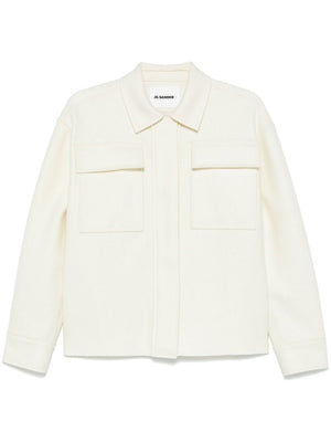 JIL SANDER Natural Cloth Jacket for Women - Fall/Winter 2024