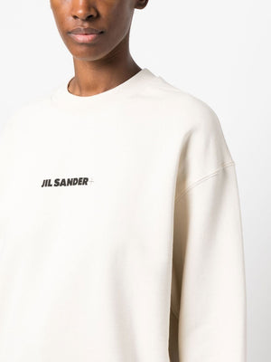 JIL SANDER Oversized Logo Print Sweatshirt