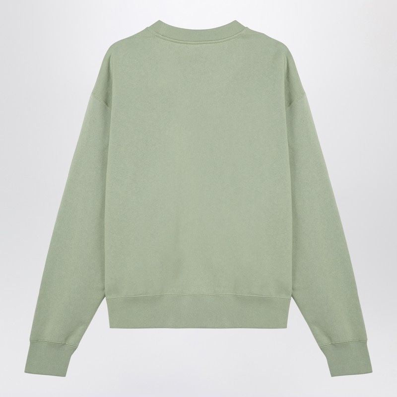 Áo sweatshirt cổ tròn màu đen bằng cotton