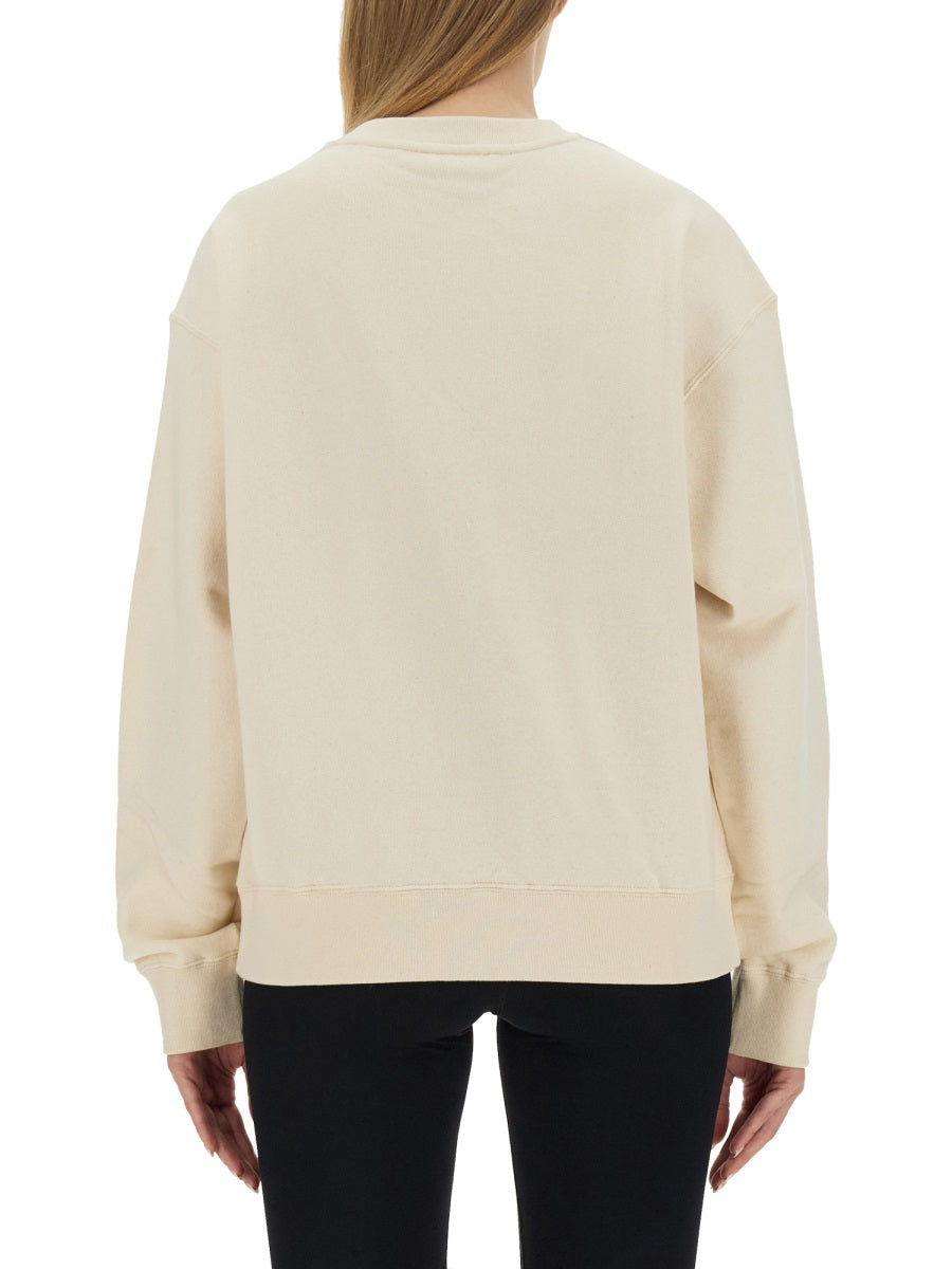 JIL SANDER Oversized Sweatshirt with Logo Patch - Size M