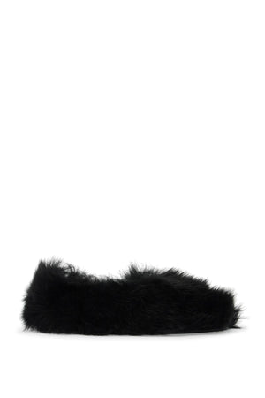 JIL SANDER Fur-Lined Slip-On Sandals - Women’s