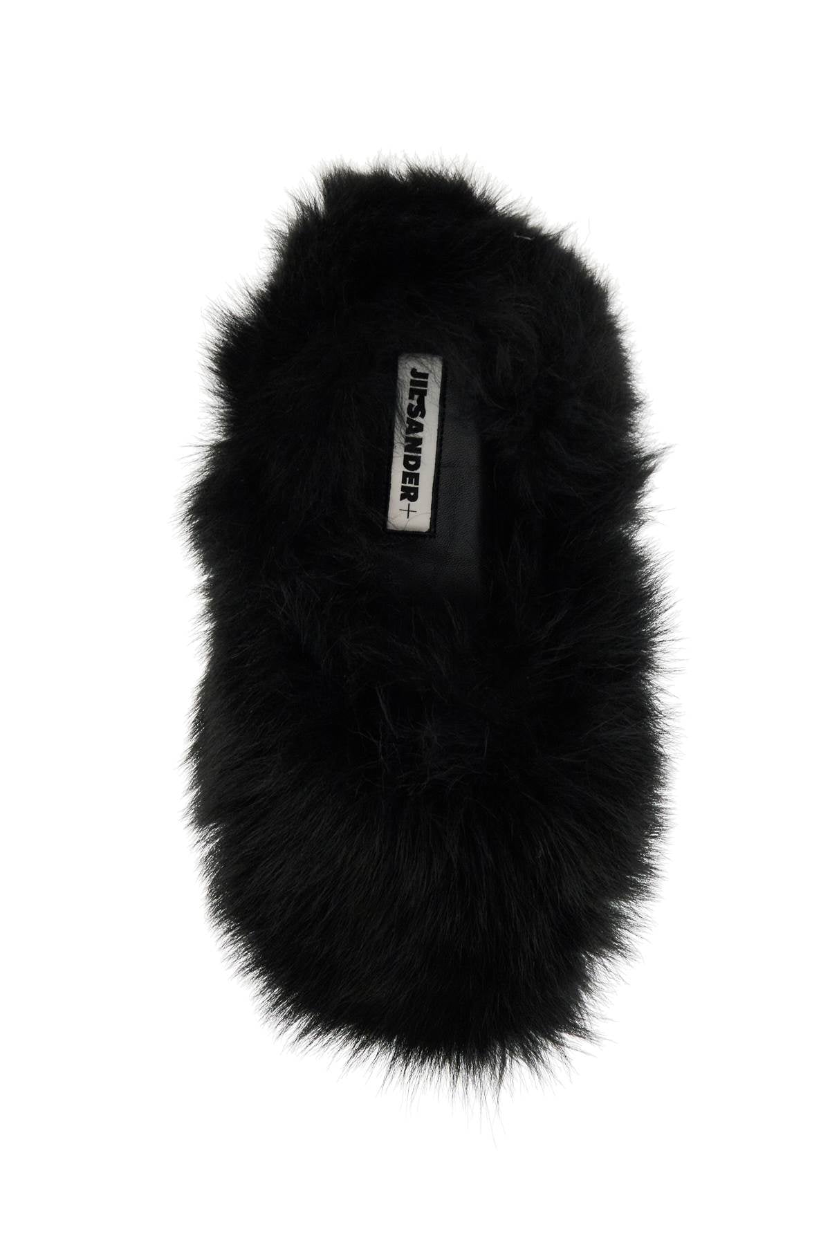 JIL SANDER Fur-Lined Slip-On Sandals - Women’s