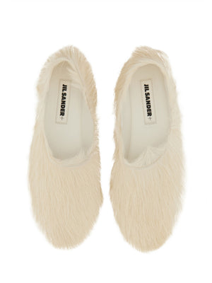 JIL SANDER Low Leather Slippers for Women - FW24