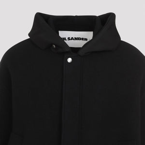 JIL SANDER Men's Virgin Wool Parka Jacket