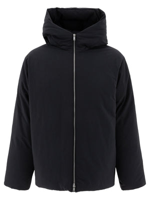 JIL SANDER Boxy Fit Hooded Down Jacket for Men