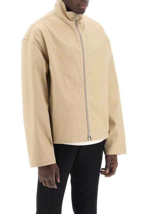 JIL SANDER Men's Grey Cotton Jacket for SS24