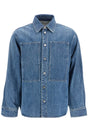 JIL SANDER Men's Compact Denim Overshirt - Relaxed Fit, Size M