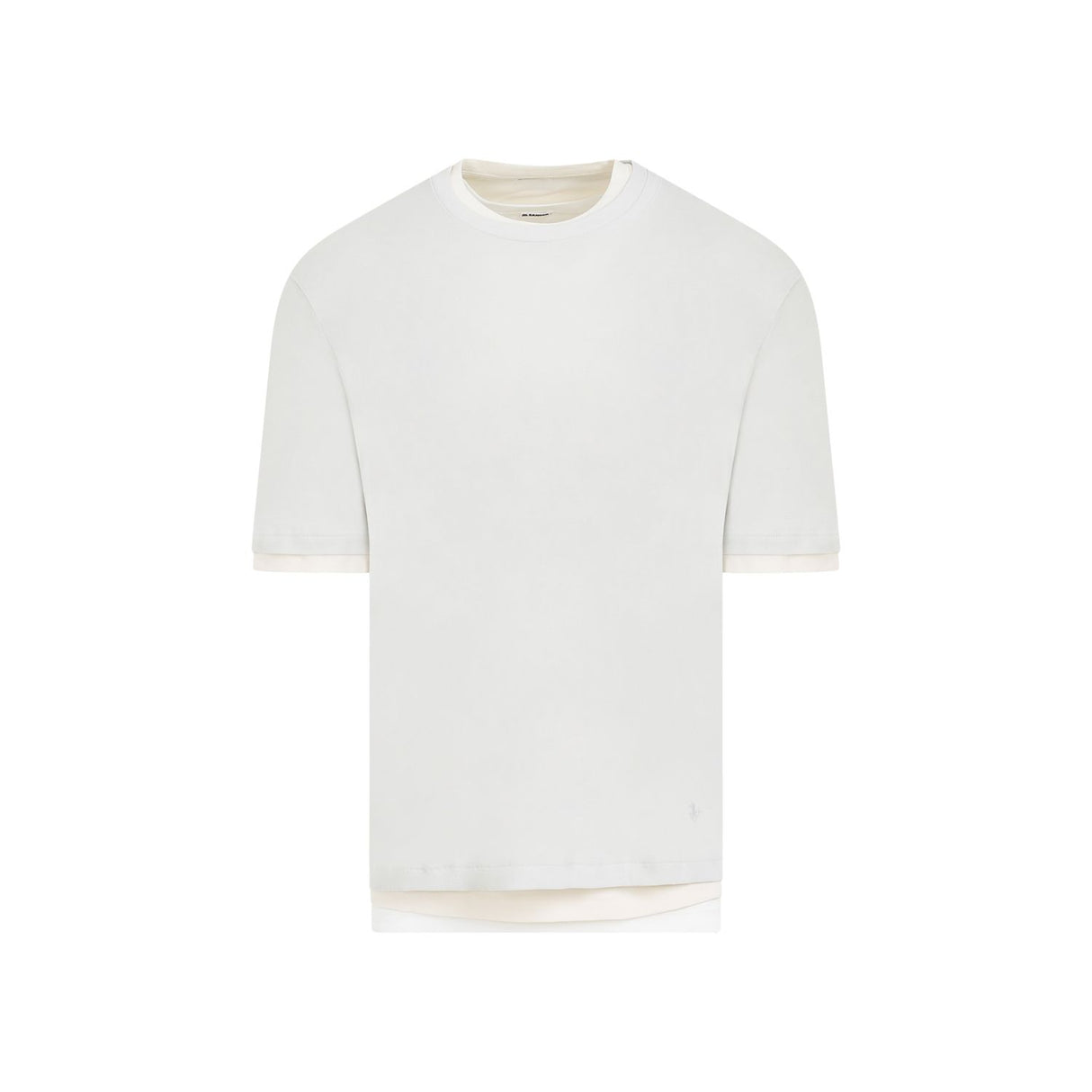 JIL SANDER Men's Grey Cotton T-shirt for SS24