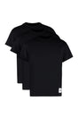 JIL SANDER Elegant Black Cotton Crewneck Tee with Emblem