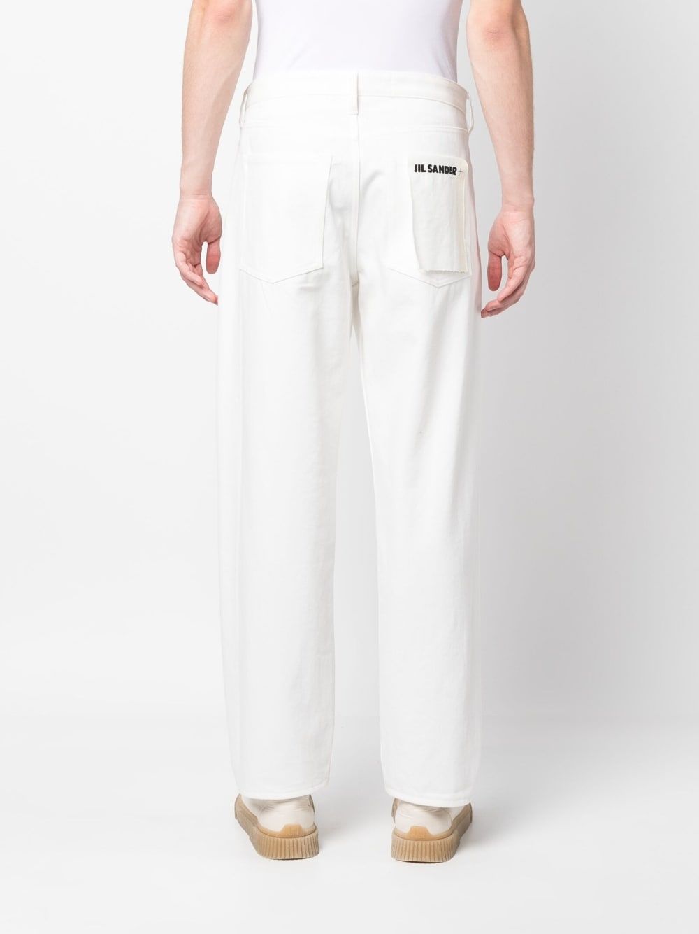 JIL SANDER Men's Porcelain Denim Trousers for SS23 Collection