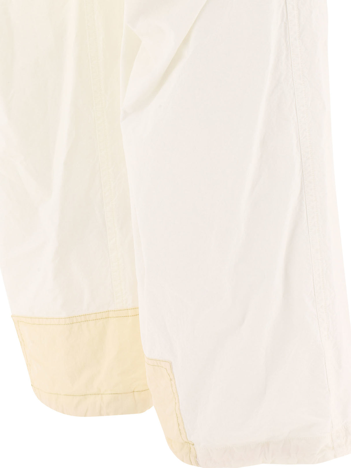 JIL SANDER Classic White Denim Straight Pants for Men