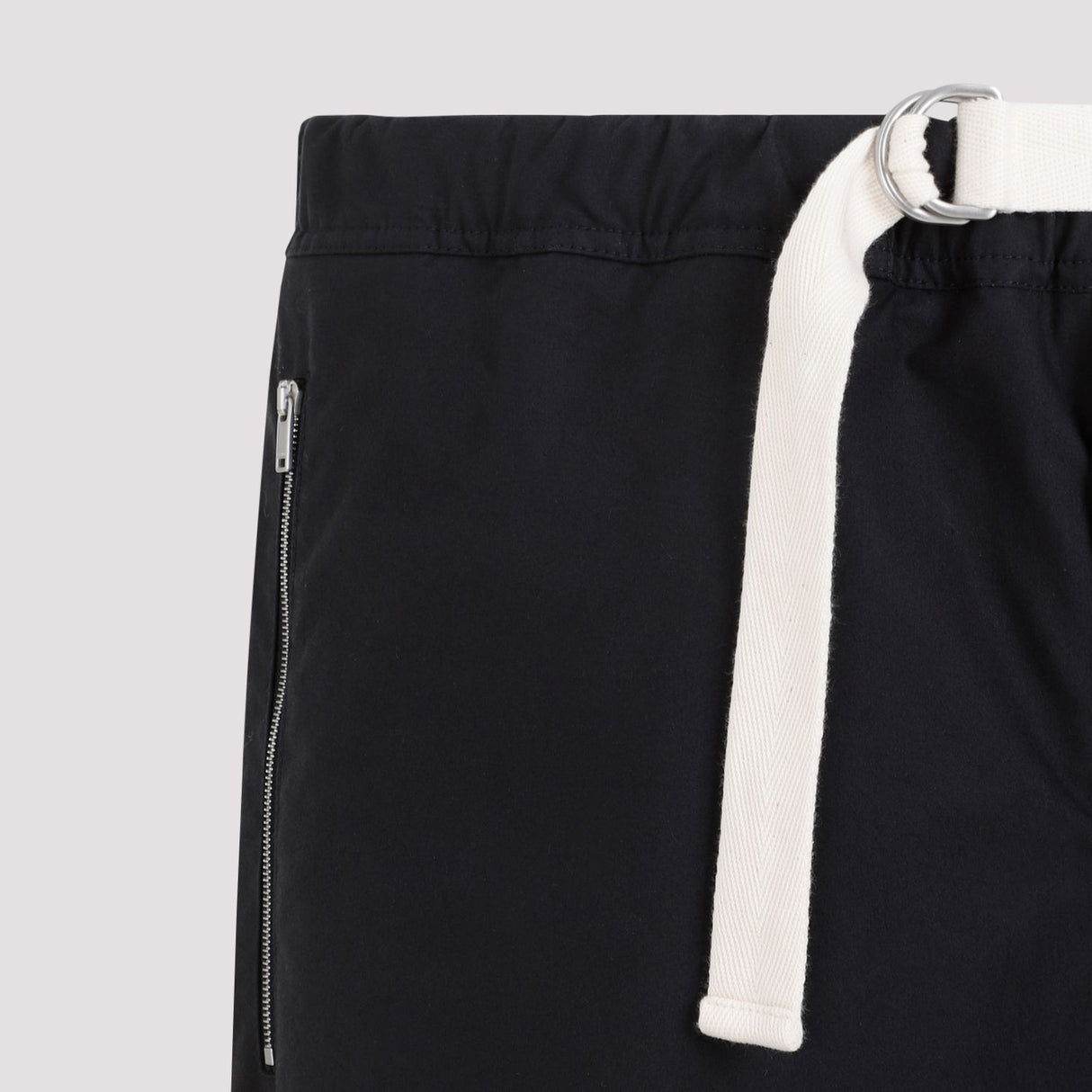 JIL SANDER Navy Cotton Trousers for Men | SS24 Collection