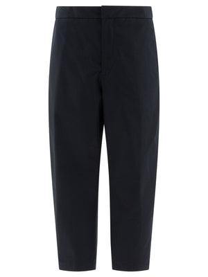 JIL SANDER High Rise Regular Fit Men's Trousers with Elasticated Waist