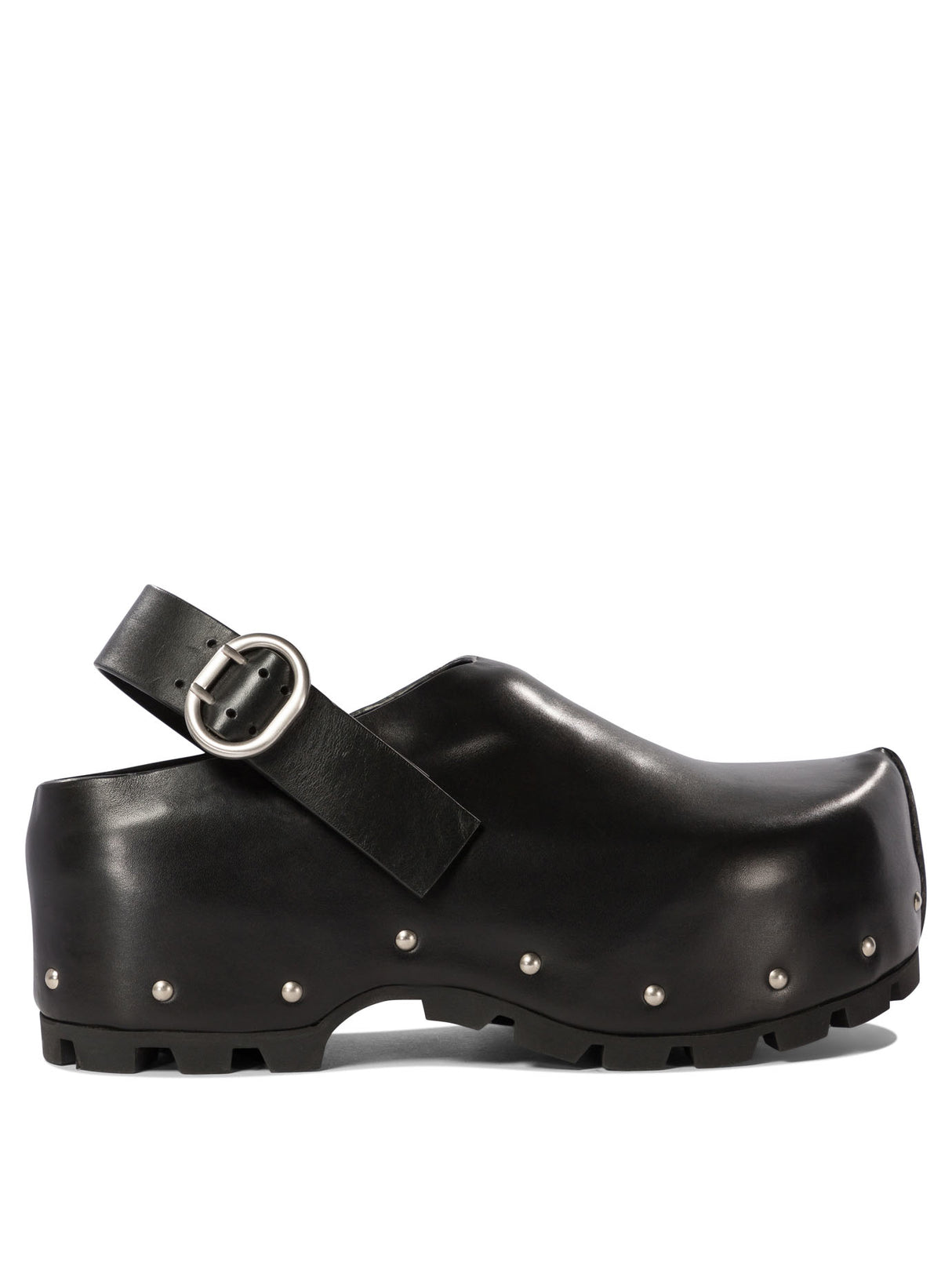 JIL SANDER Studded Leather Clogs for Men