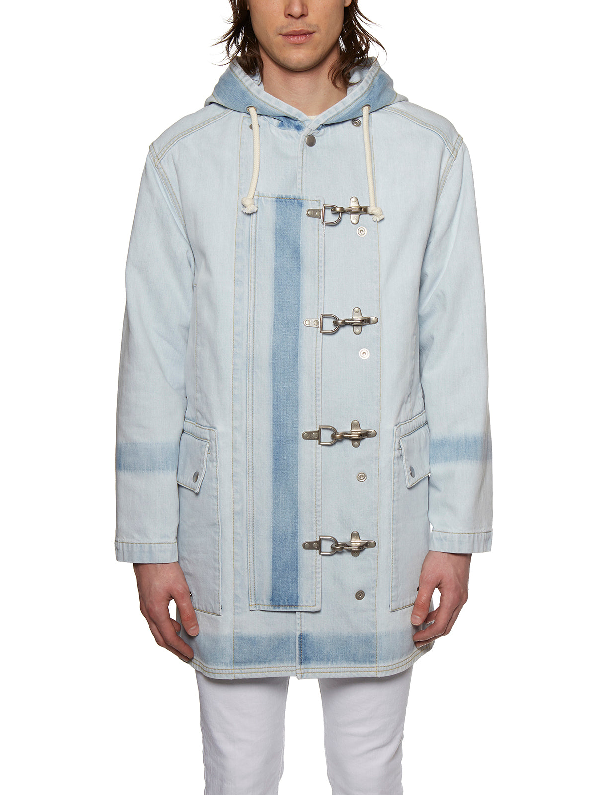 MM6 MAISON MARGIELA Double Up Your Style with This Blue Bomber Jacket for Men