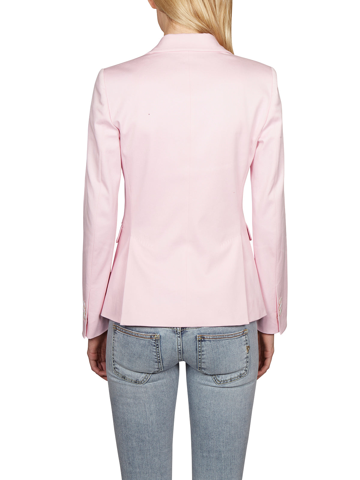 DSQUARED2 Pink Two Button Stretch Cotton Jacket for Women