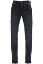 JEAN PAUL GAULTIER Padded Inlay Lace-Up Straight Leg Jeans - Size 26