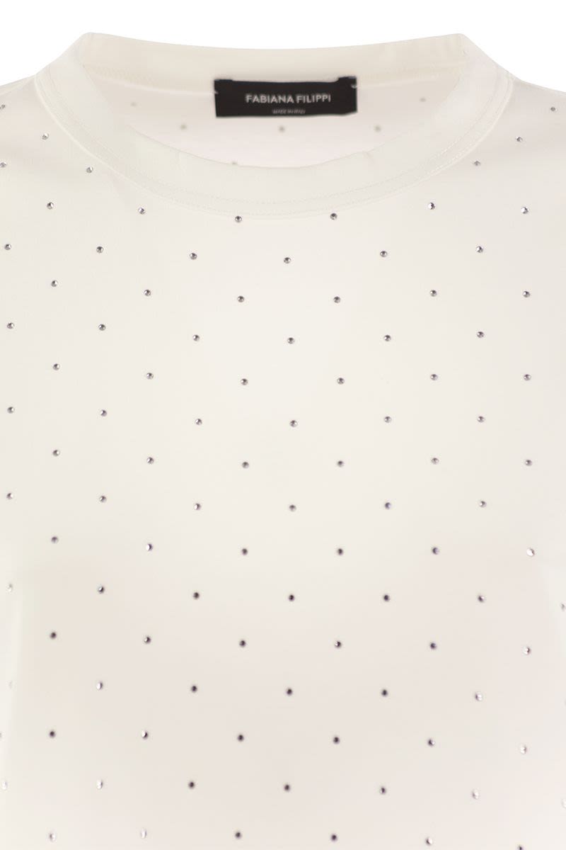 FABIANA FILIPPI Starry Sparkle Cotton Tee