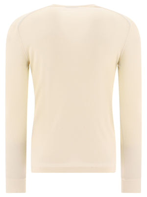 TOM FORD LYOCELL BUTTONED T-SHIRT