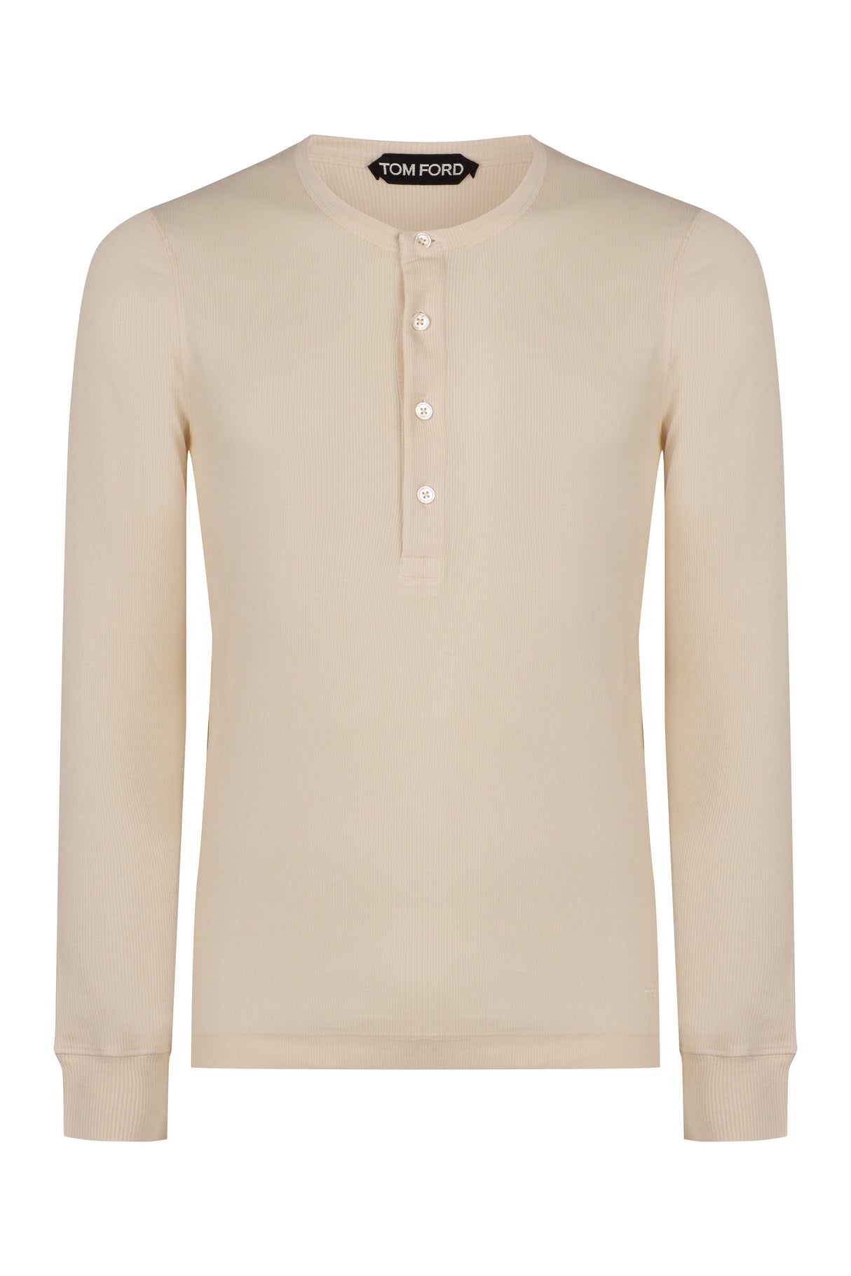 TOM FORD Luxury Ribbed Long Sleeve Tee