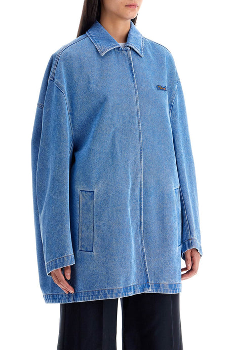 MARNI Oversized Organic Denim Cocoon Jacket