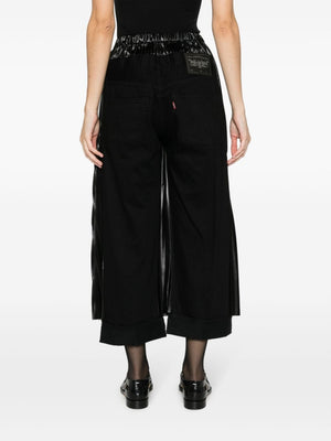 JUNYA WATANABE Layered Cotton Trousers for Women