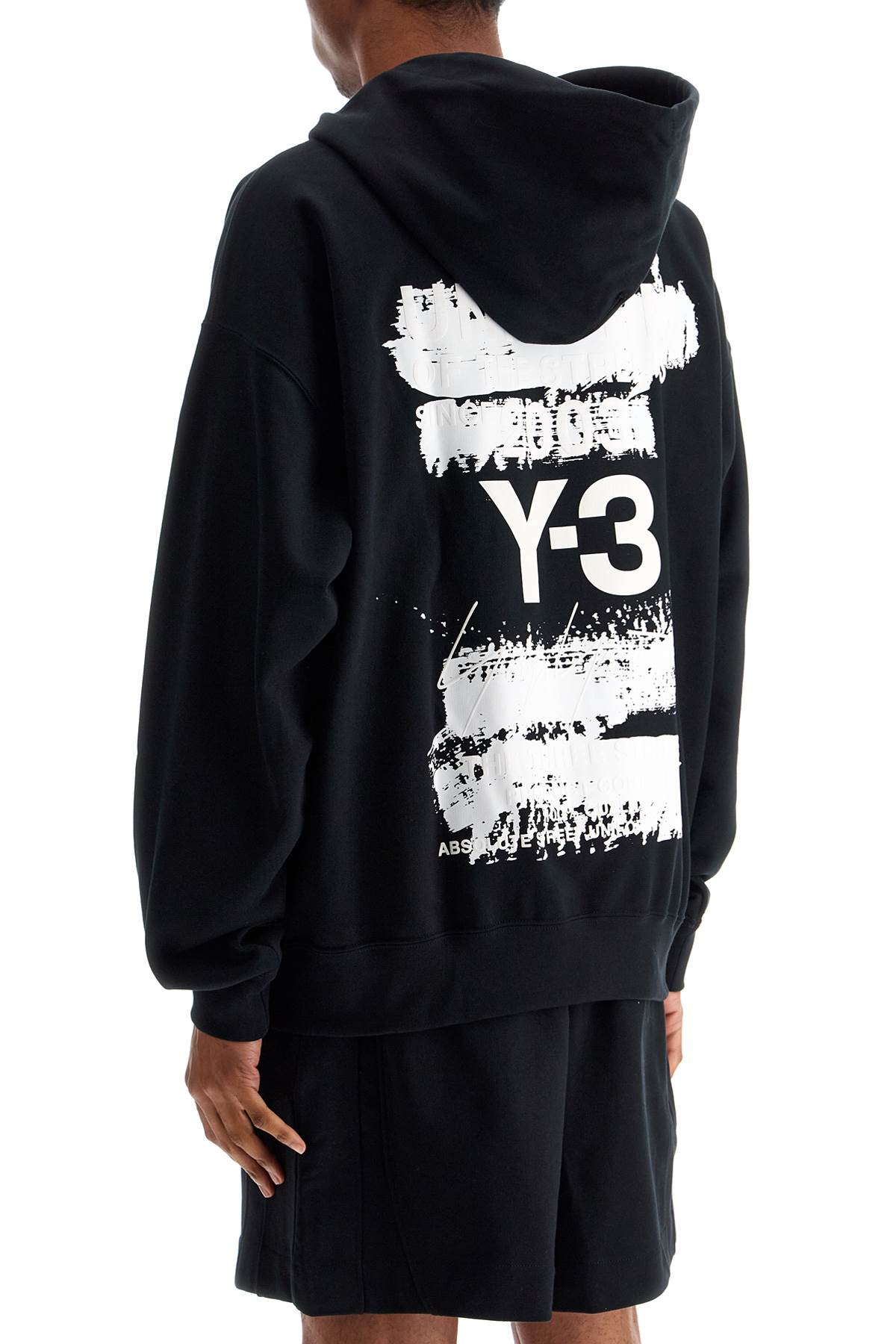 Y-3 Oversized Graphic Hoodie for Men