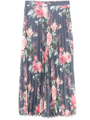 JUNYA WATANABE Floral-Print Maxi Skirt for Women - FW24