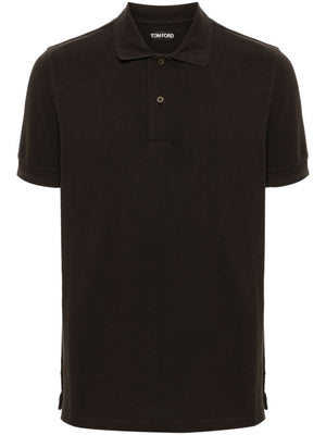 TOM FORD Sophisticated Khaki Polo Shirt for Men