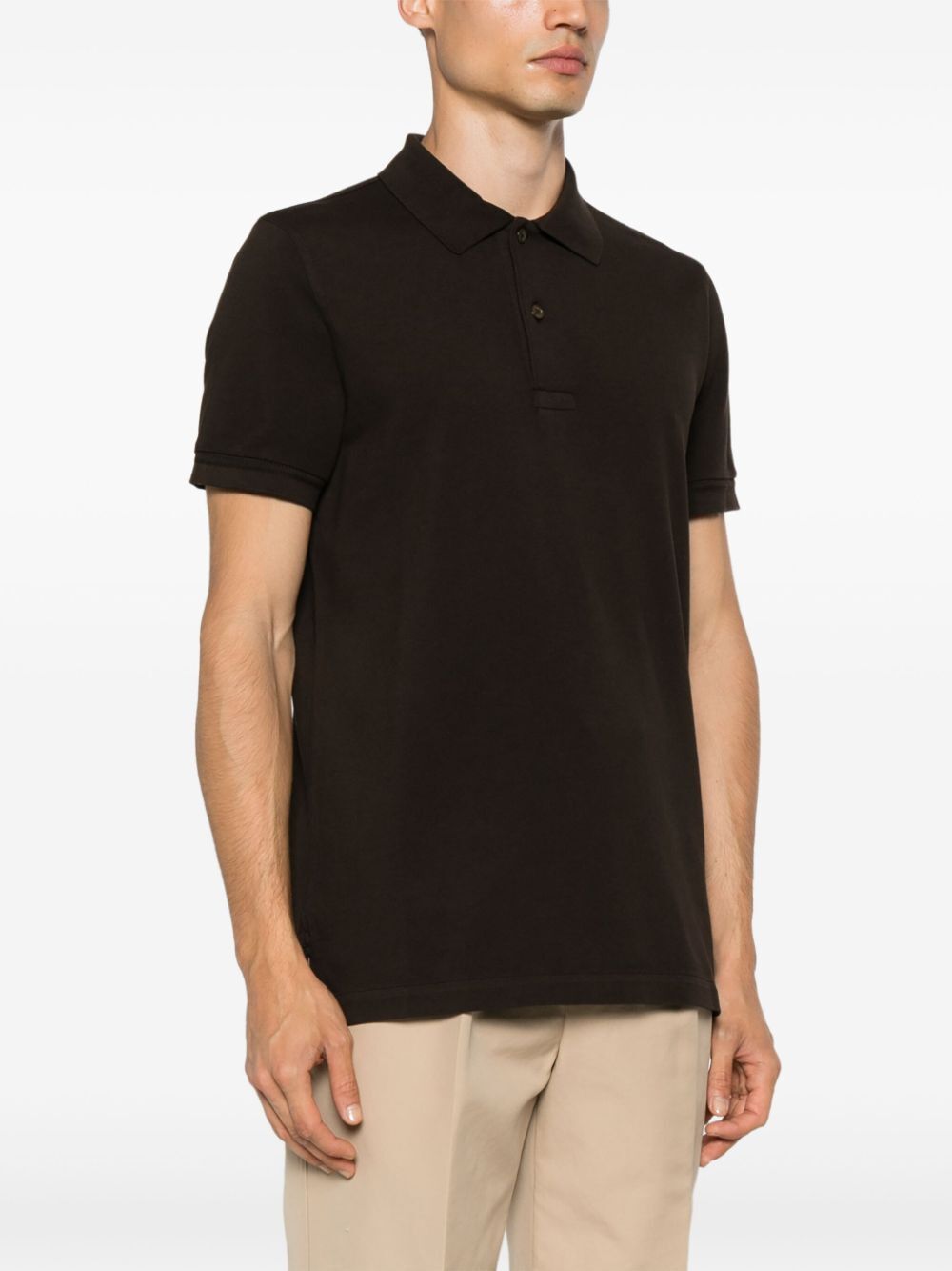 TOM FORD Sophisticated Khaki Polo Shirt for Men