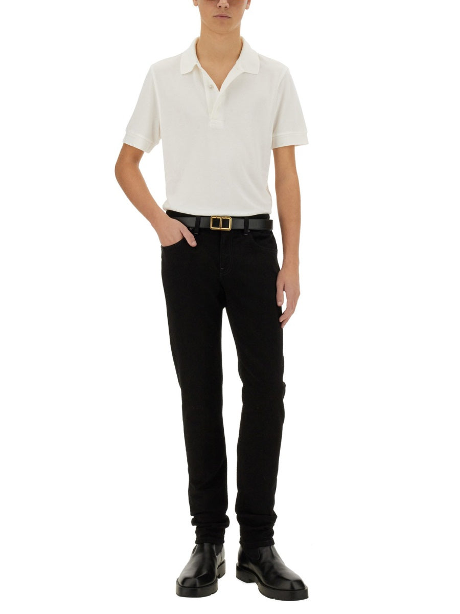 TOM FORD Classic Piquet Polo - Size 48