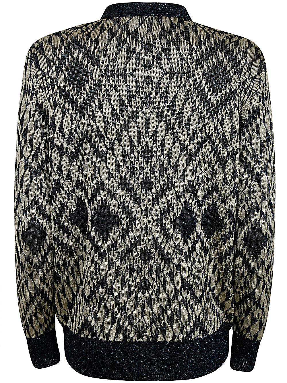 PIERRE LOUIS MASCIA Luxurious Jacquard Cardigan for Women - Cozy Knitwear