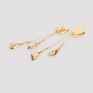 TOM FORD Lustrous Brass Mini Earrings