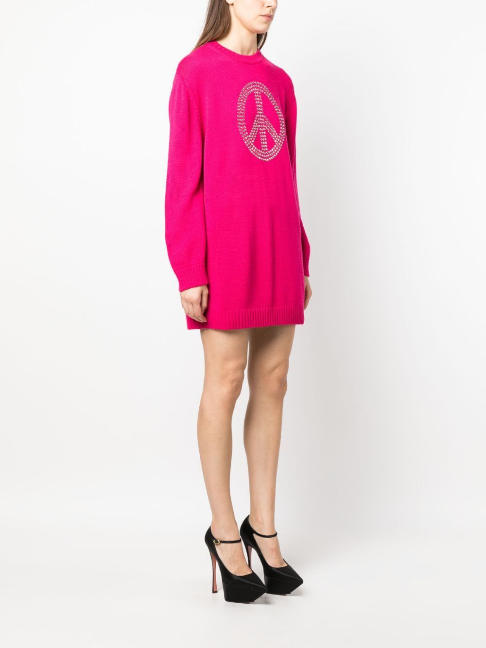 MOSCHINO COUTURE Feminine Knit Dress in A0208, FW23