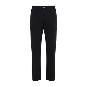 STONE ISLAND Men's Essential Cotton Blend Trousers