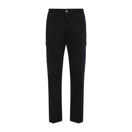 STONE ISLAND Men's Essential Cotton Blend Trousers