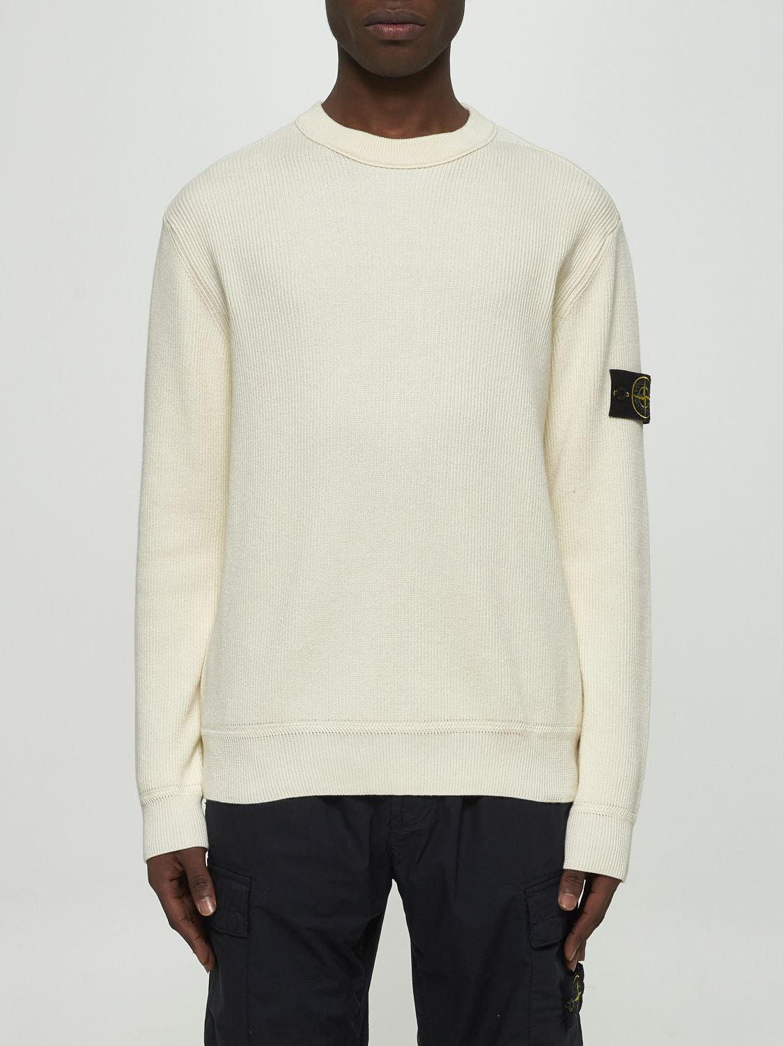 STONE ISLAND Men's Classic Crew Neck Jersey - SS25 Edition