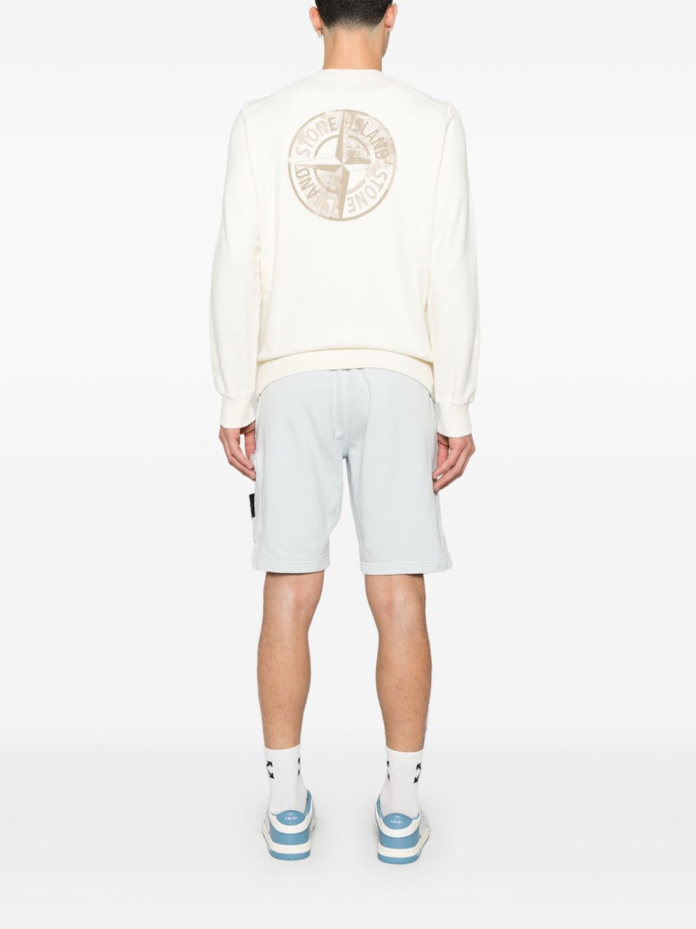 STONE ISLAND Men's Mini Sweatshirt for Spring/Summer 2025