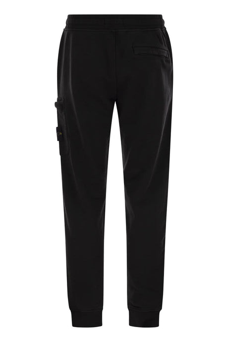 STONE ISLAND Men's Cotton Trousers with Drawstring