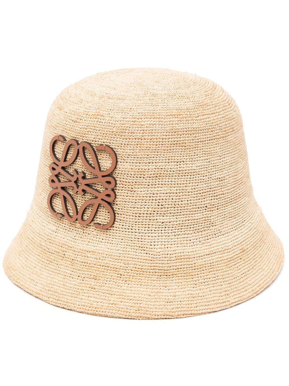 LOEWE Raffia Anagram Bucket Hat